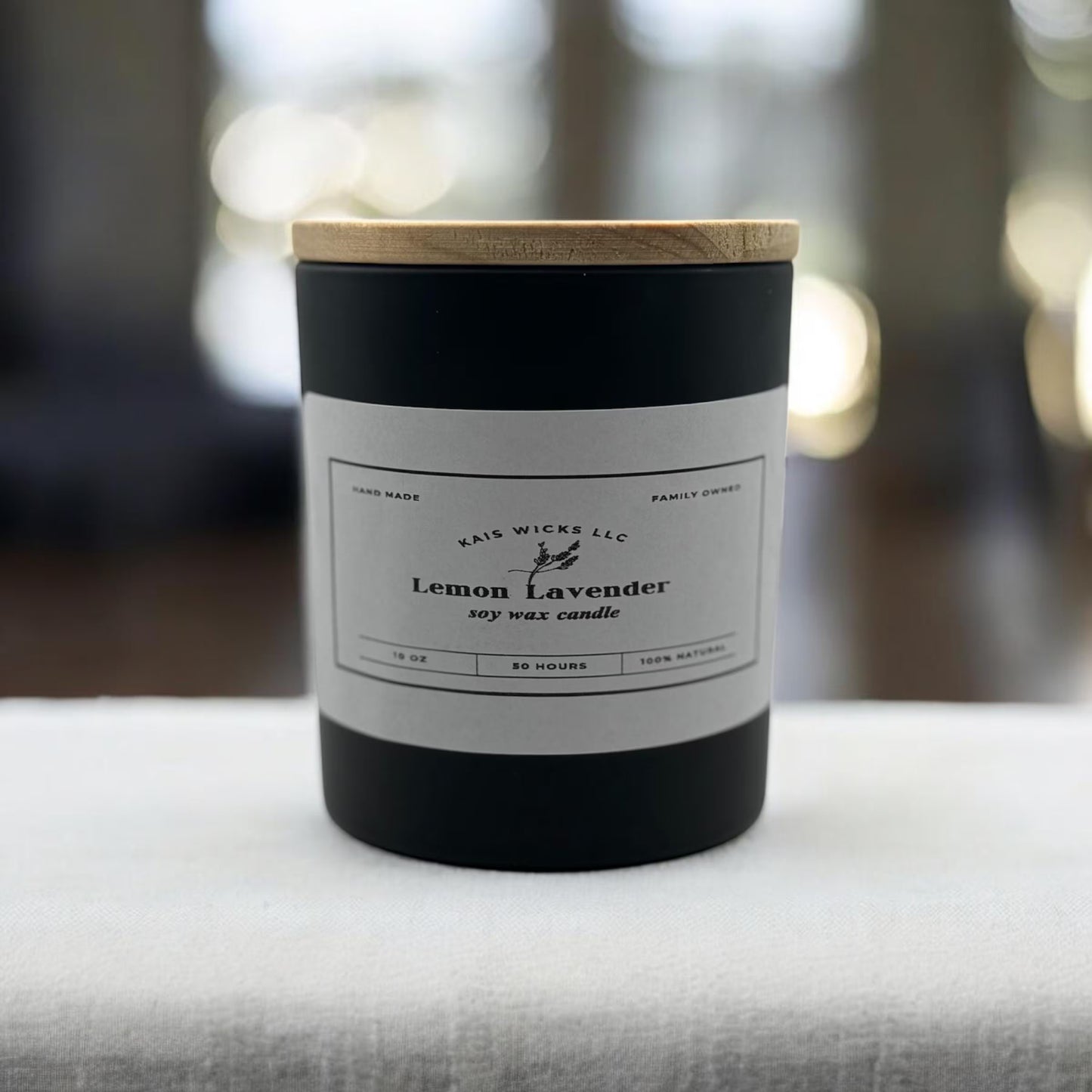Clearance 10 oz soy wax candle from Kai's Wicks