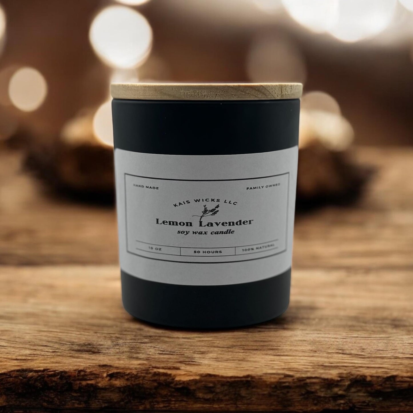 Kai's Wicks 10 oz soy wax candle