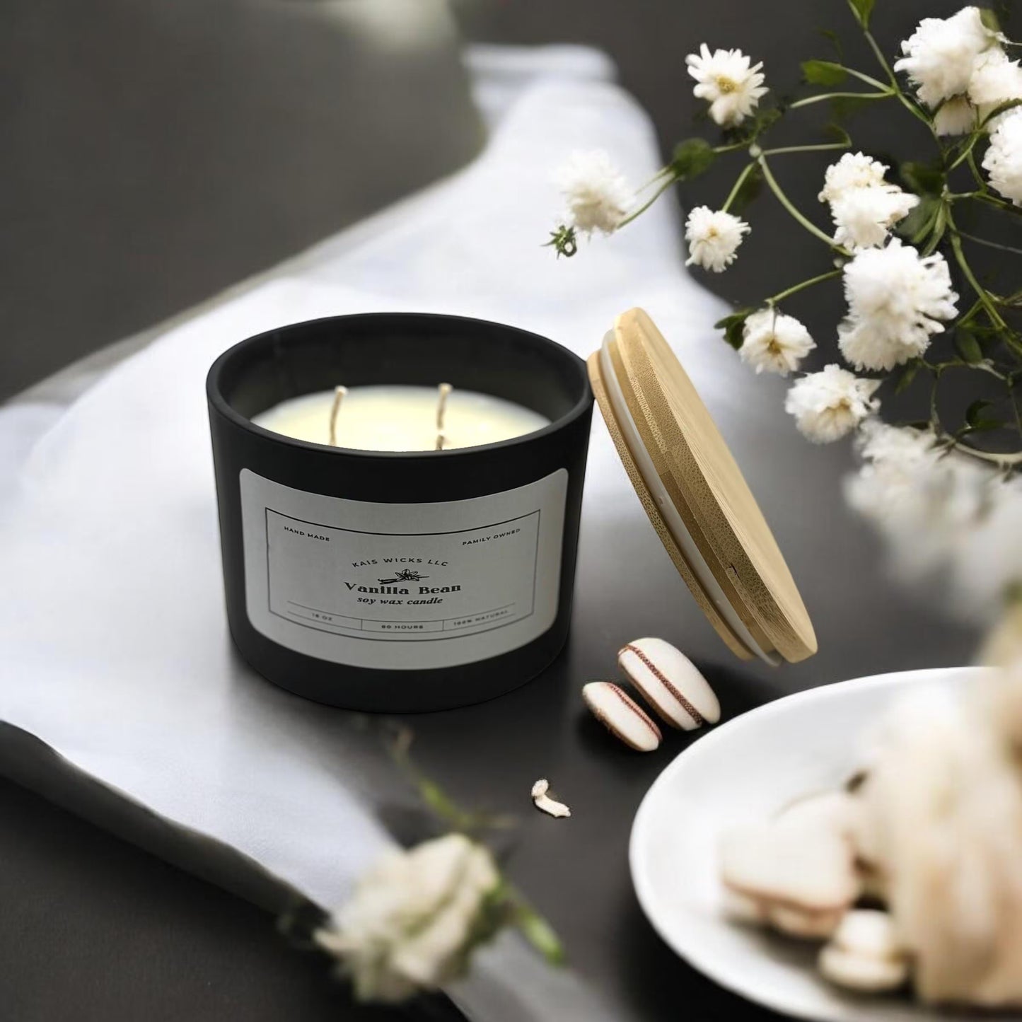 Clearance 16 oz soy wax candle from Kai's Wicks