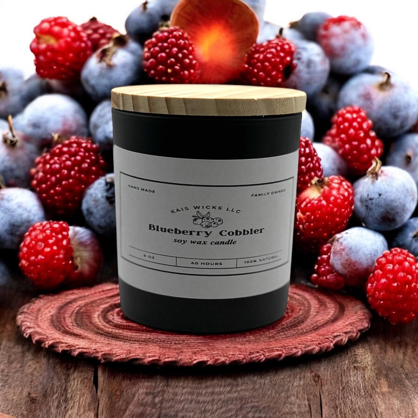 Kai's Wicks 8 oz soy wax candle